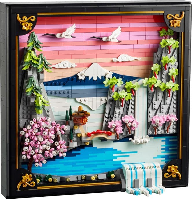 Japanese Cherry Blossom Landscape