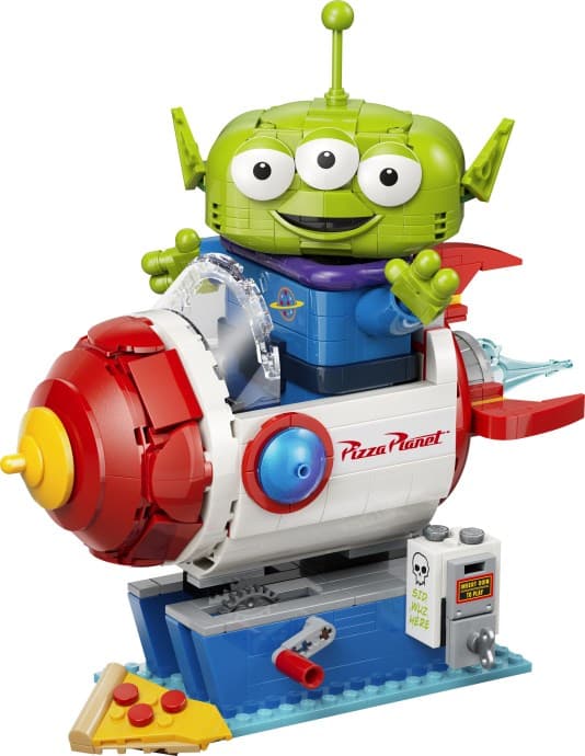 Alien with Pizza Planet Rocket Ride