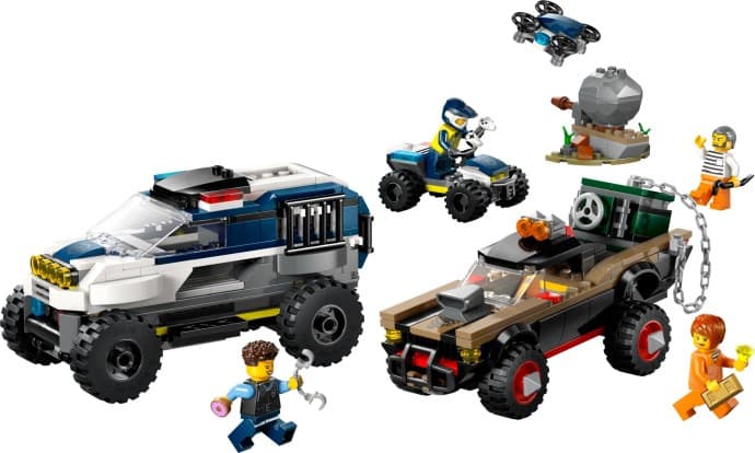 Off-Road Police Car Chase